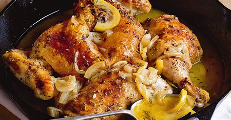 Skillet Roasted Lemon Chicken