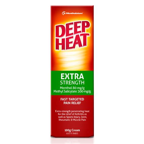 Deep Heat Extra Strength Pain Relief Cream Deep Heat Australia