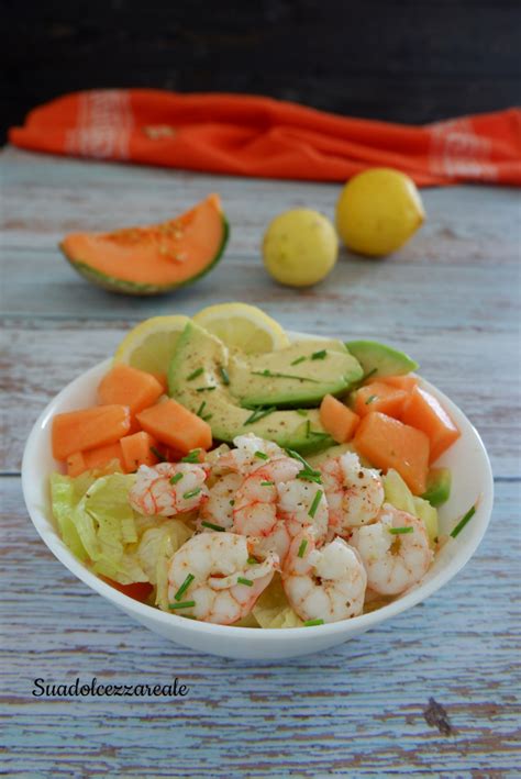 Insalata Di Avocado Melone E Gamberetti SuaDolcezzaReale