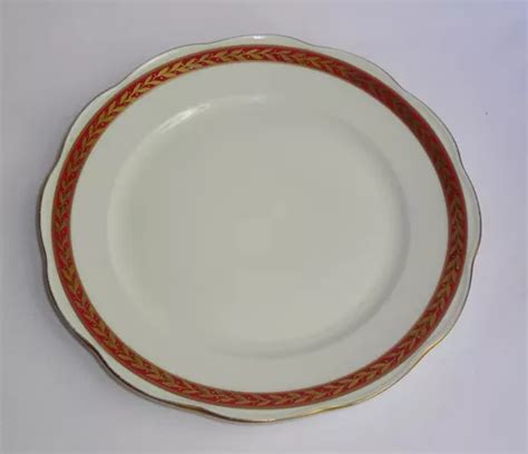 Prato Sobremesa Porcelana Kpm Polonesa Borda Ouro Bordô MercadoLivre