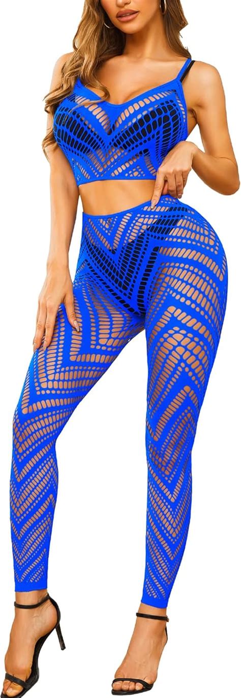 Amazon Rslove Womens Sexy Lingerie Sets Bodystocking Fishnet