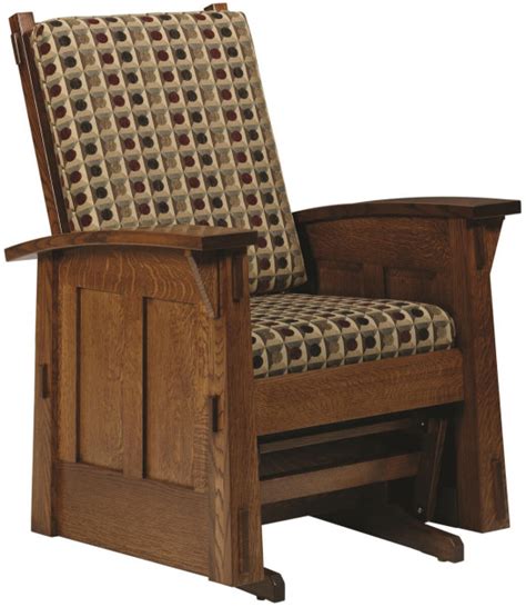 Woodley Road Amish Glider Chair Countryside Amish Furniture