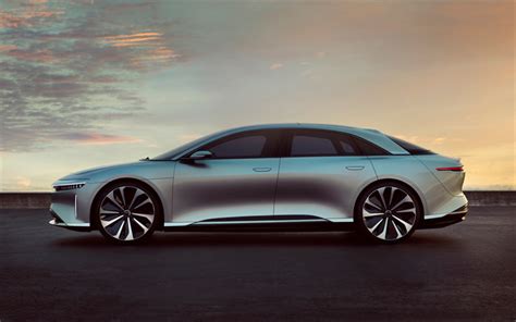 Download Wallpapers Lucid Air 2017 4к Lucid Motors Luxurious