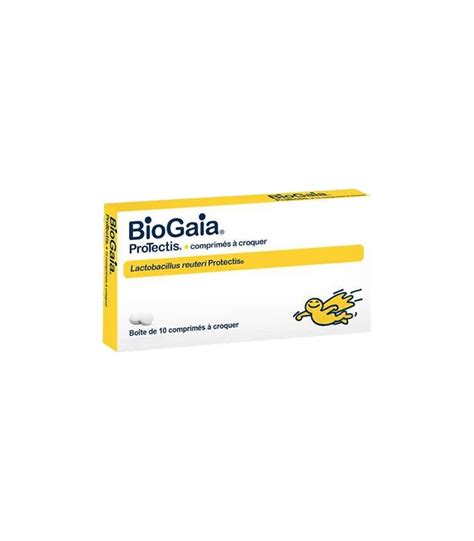 Biogaia Probiotique Comprimés à Croquer Gout Citron 10 Comprimés Para