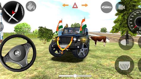 Dollar Song Sidhu Moose Modelled Mahindra Black Thar X Indian Car