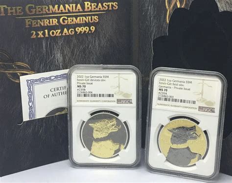 Germania Beasts Graded X Oz Silver Fenrir Geminus Top Pop