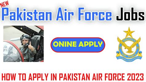 Pakistan Air Force Paf New Jobs 2023 Matric BASE Online Registration