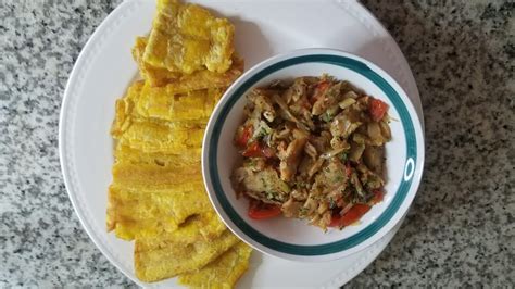 How To Fry Green Plantains Easy And Simple Jamaican Style Youtube