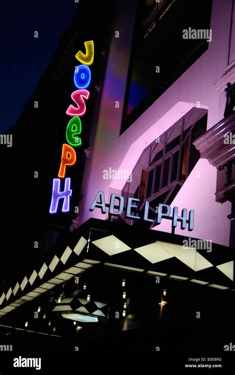 Adelphi Theatre At Night The Strand London England Stock Photo Alamy