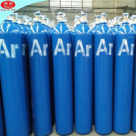 Industrial Argon Gas Cylinder 40L 50L 200bar Welding Gas China