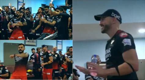 Ipl Watch Royal Challengers Bangalore Celebrate Win Against