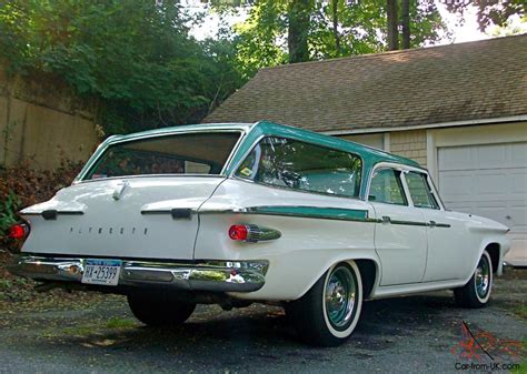 1961 Plymouth Custom Suburban Wagon Magnificent Automobile Cold Air