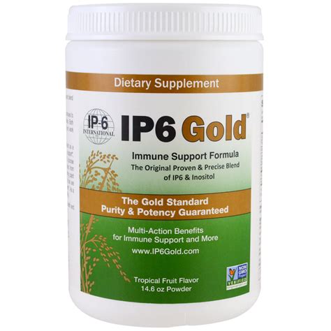 IP-6 International, IP6 Gold, Immune Support Formula, Tropical Fruit ...