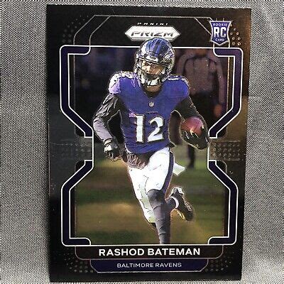 Panini Chronicles Prizm Black Pb Rashod Bateman Rc Ebay