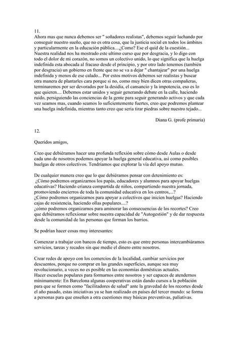 2012 07 20 Opiniones Sobre Huelga Indefinida 11 A 17 PDF