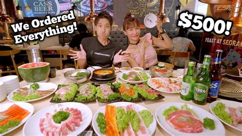 $500 PREMIUM Korean BBQ Mukbang! | WE ORDERED EVERYTHING?! | BEST ...