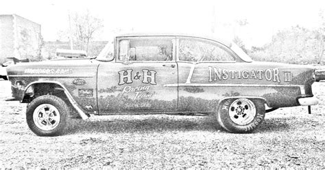 55 Chevy Gasser By Thehotrodpenciler On Deviantart