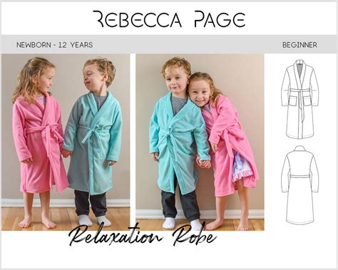 Designs Fleece Robe Sewing Pattern Sachakennedy