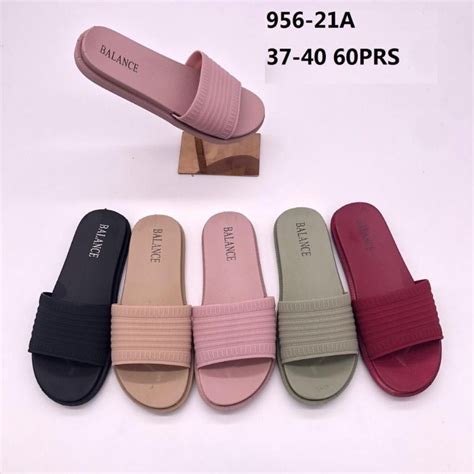 Jual Sandal Slip Karet Sandal Karet Jelly Wanita 956 21 Slip