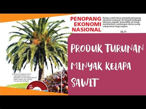 Produk Turunan Minyak Kelapa Sawit Youtube