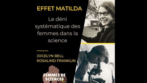 Histoire de femmes 2 L effet Matilda illustré par Rosalind Franklin