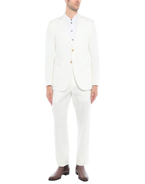 Giorgio Armani Suit in White for Men | Lyst