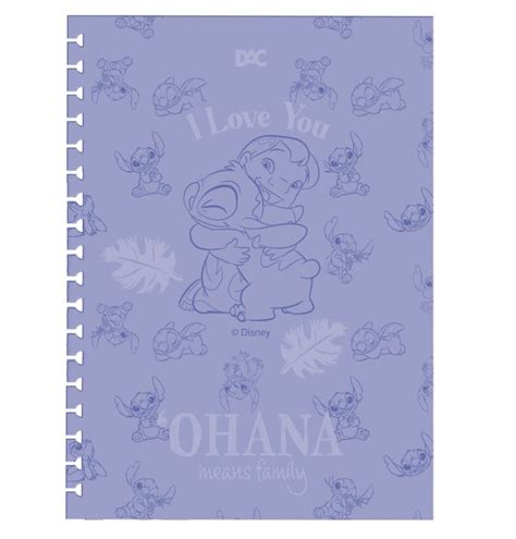 Caderno Dac Smart Universit Rio Disney Stitch Folhas