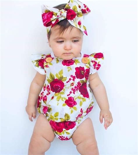 Conjunto de trajes para recién nacidos pelele Floral 2 uds ropa