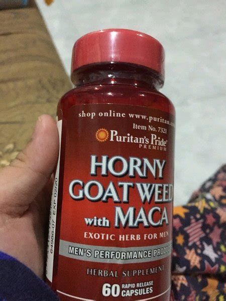 Jual Horny Goat Weed With Maca 60 Kapsul Puritan Di Lapak Vitamin