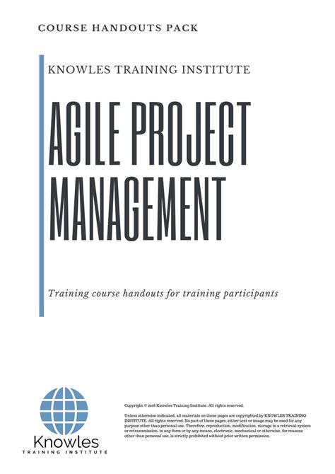 Agile Project Management Training Course In Singapore Knowles Training Institute