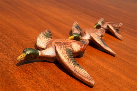 Flying Mallard Duck Wall Hanging Set Circa 1950s Structured Rebellion