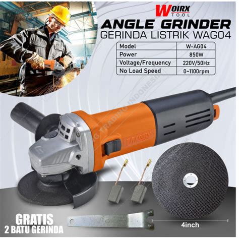 Jual Mesin Gerinda Listrik Gurinda Grinda Angle Grinder Woirx W