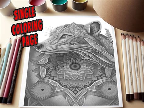 Printable Adult Coloring Book Mandala Instant Download Etsy