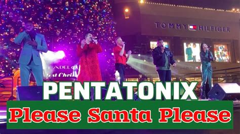 Lyrics Pentatonix Please Santa Please Youtube