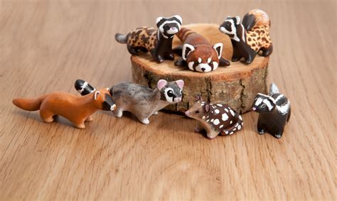 A Bunch Of Polymer Clay Animal Totems By Lifedancecreations On Deviantart