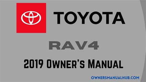 Rav4 2023 Owner Manual