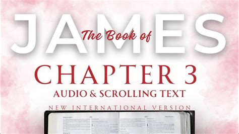 The Book Of James Chapter 1 Niv Youtube