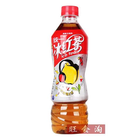 统一冰红茶柠檬味红茶饮料500ml 15瓶整箱批发【上海满量包邮】 阿里巴巴