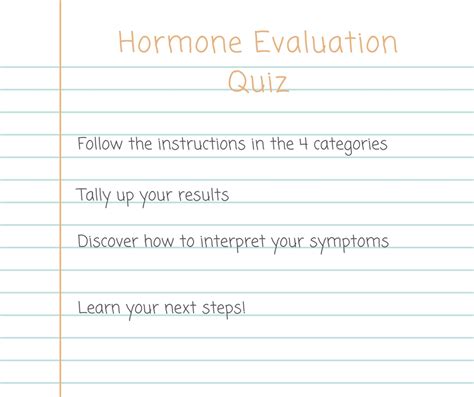 Hormone Evaluation Quiz - Women's Integrative Health