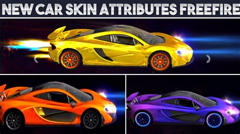 New Car Skin Attributes Free Fire Mclaren Mclaren Car Skin Free