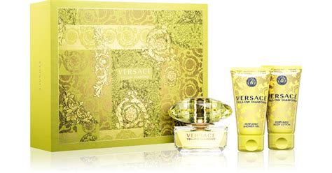 Versace Yellow Diamond Coffret Cadeau Xiii Pour Femme Notino Fr