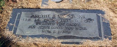 Archie Bryant Mccoy Sr 1909 1977 Memorial Find A Grave