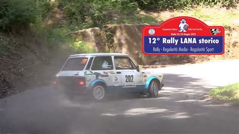 Rally Lana Storico Trofeo A Abarth Youtube