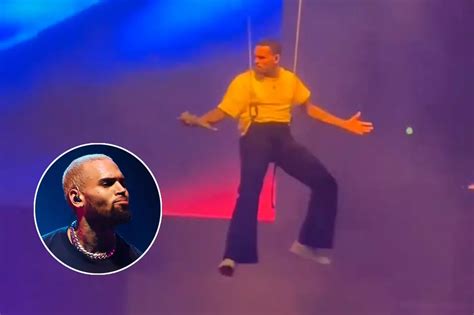 Chris Brown Pissed At Venue Staff After Getting Stuck In The Air Xxl