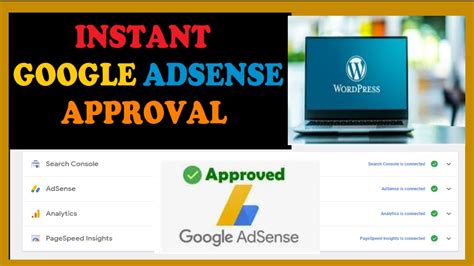 Instant Google AdSense Approval On Wordpress Blog Website YouTube