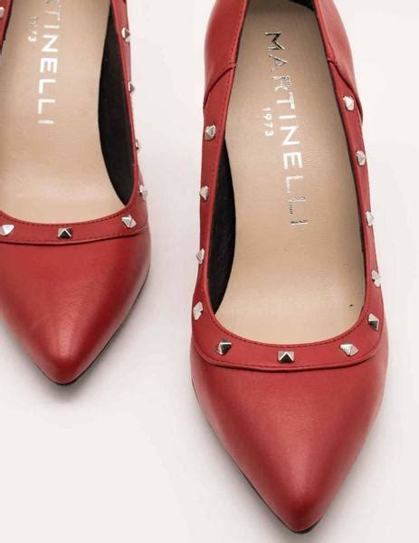 Zapato Martinelli 1489 A607Z THELMA ROJO De Mujer