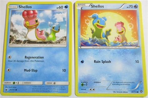 Shellos Crimson Invasion Steam Siege Pokemon Card X