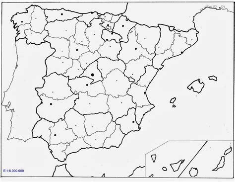 Aula Digital de Ciencias Sociales: Examen Mapa Mudo España Política día ...