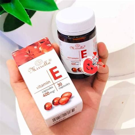 Mirrolla Vitamin E đỏ 400mg Mirrolla New