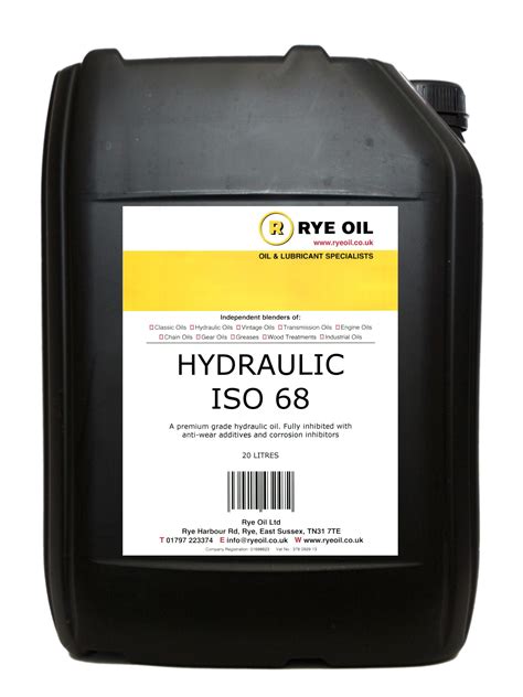 Hydraulic Oil 68 Vacuum Pump Oil Rye Oil Ltd